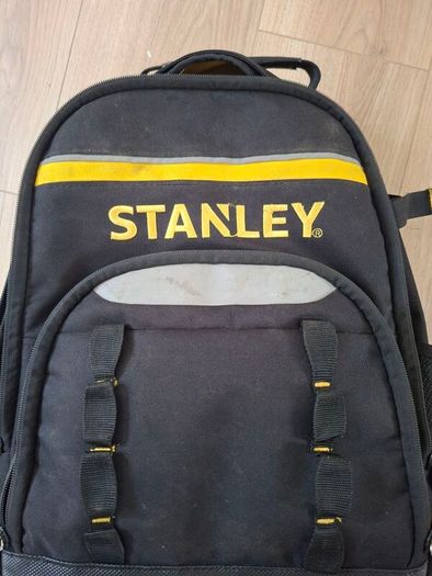 STANLEY STST1-72335 Nylon Tool Backpack, Black/Yellow, 35 x 44 x 16 cm  used