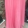 Vintage 70s Mags Fortail Paris Coral Pink maxi Dress Image 9