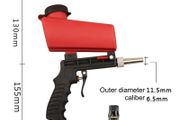 Anti-rust Sandblaster Handheld Pneumatic Sand Blasting Machine Glass Tombstone Sprayer Sandblasting Machine with Small Nozzle