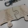 Custom Personalised Anniversary Wedding Gift Birthday Gift Wood laser engrave Image 3