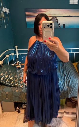 Red & Royal London dress for sale