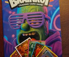 Brainrot trading card book & cards