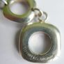 Tiffany & Co. Sterling Silver 925 Square Cushion Toggle Link Chain Necklace length 17,5" - 66,55g Image 7