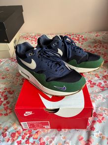 Air Max 1 Obsidian/White/Midnight Navy Womens
