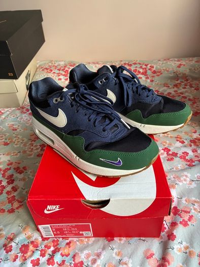 Air Max 1 Obsidian/White/Midnight Navy Womens