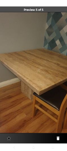 table and chairs