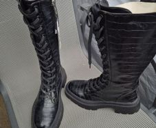 zara knee high boots