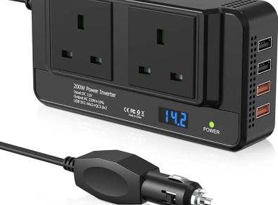 200W Car Voltage Converter Inverter