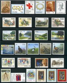 1989 Ireland Stamp Year Pack MNH. See scan for stamps included. All stamps Mint Never Hinged.
