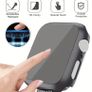 Case Screen Protector Tempered ultra for Apple Watch Series 4 5 6 SE 44mm / Clear Free inspection Image 8