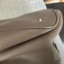 DKNY Tribeca Triple Zip Grained Leather Satchel Desert Image 6