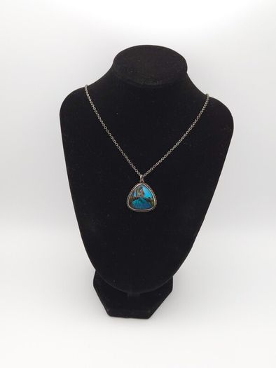 Vintage 925 Sterling Silver Real Butterfly Wing Necklace