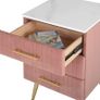 bedside locker pink - as new Image 2