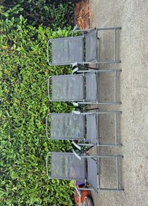Folding garden chairs
