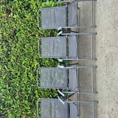 Folding garden chairs