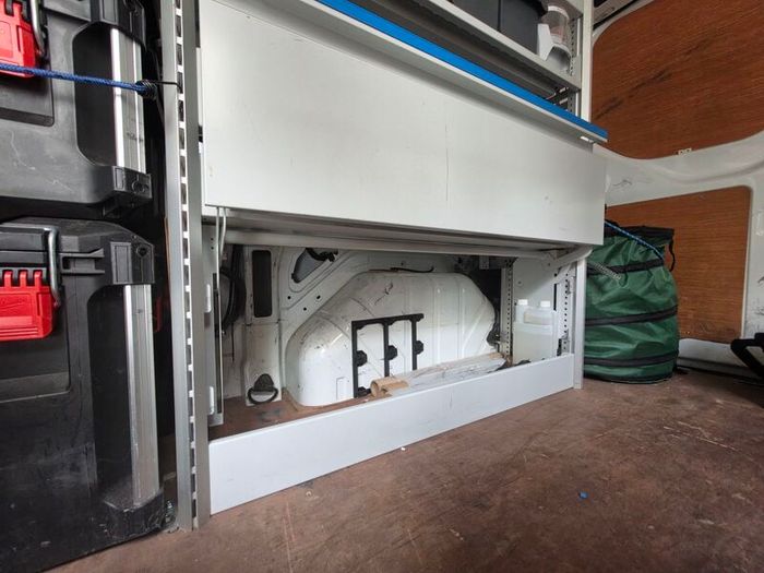 Sortimo Van Rack with Sliding Boxes & Hatch