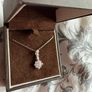 silver chain & pendent Image 2