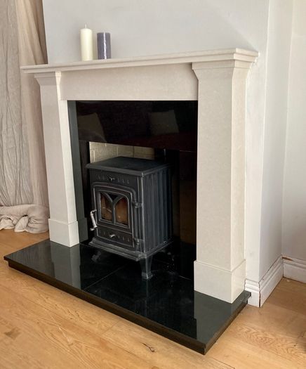 fireplace and stove