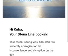 Stena Line ferry -50% voucher