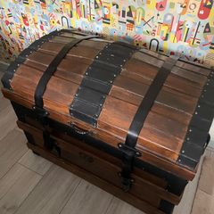 Wooden storage chest
