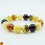 Luxury Large Baltic Amber Beaded Bracelet 12mm Amber Beads Bracelet for Men Women Unisex Elastic Bracelet Amber Beads Image 4