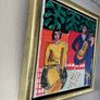 Original Matisse Inspired Artwork Framed  Original Art Contemporary Irish Art Floral Art Image 4