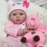 20" Reborn Doll Realistic Baby Doll with Soft Cloth Body, Image 3