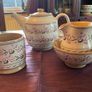 Nicholas Mosse Lavender limited edition from USA.  New Tea set.  . A tea pot , large mug , creamer and sugar bowl Image 7
