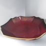 Crown Devon Shallow Burgundy Bowl Image 2