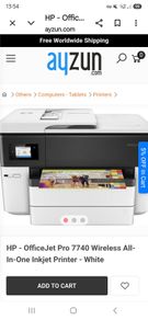 HP OfficeJet Pro 7740 Wide Format All-in-One Printer
