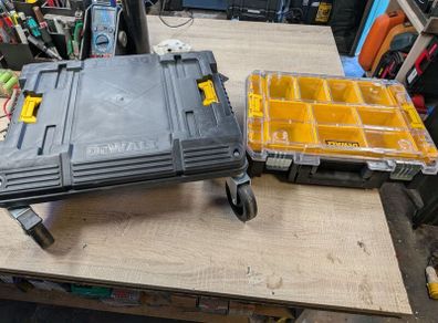Dewalt Tstak Dolly and organiser
