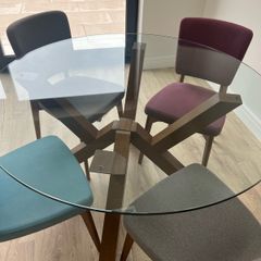 Mid century style dining table and chairs