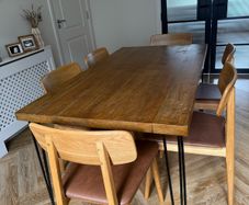 Handmade Solid Oak Dining Table Benmore Studio