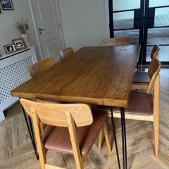 Handmade Solid Oak Dining Table Benmore Studio