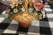 Vintage flower basket