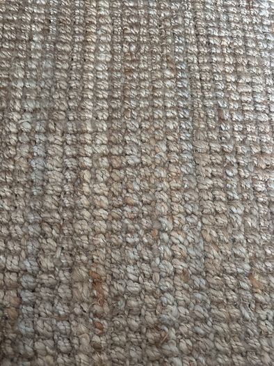 190 by 290 app woven brown rustic jute sisal hand knotted rug