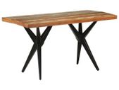 Dining Table 140x70x76 cm Solid Reclaimed Wood