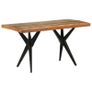 Dining Table 140x70x76 cm Solid Reclaimed Wood Image 2