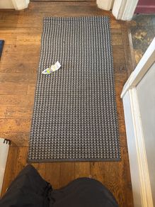 Swedish plastic woven rug70 by 150 cm