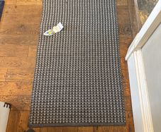 Swedish plastic woven rug70 by 150 cm