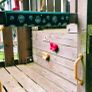 Jungle gym Cubby 2 swing playhouse Image 4