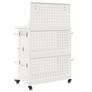 Tool Trolley Manual White 65 x 35 x 111 cm Cold-rolded steel Image 7