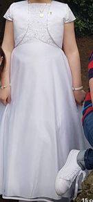Poinsettia Communion Dress