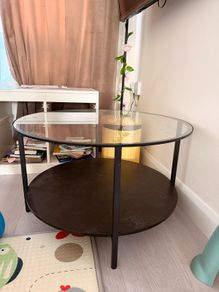 glass coffee table