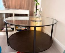 glass coffee table