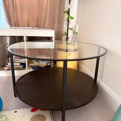 glass coffee table