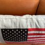Vintage Polo Sport Ralph Lauren Flag Pillow Cover 25x15 Oversized Lumbar Woven Jacquard Intarsia Americana Throw Pillow 1990s Image 2