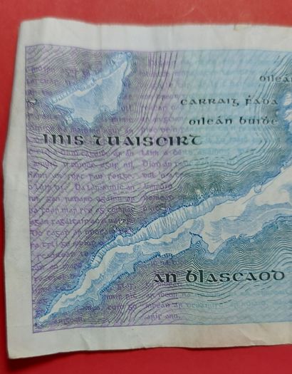 Irish 1988 "YEATS" Twenty pound note in .Fine condition