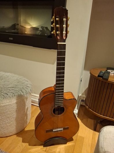 Aria A-35CE electro-acoustic classical (nylon-string) guitar for sale.