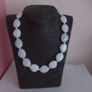 White necklace.Jewellery,Gift.Summer jewellery. Image 3